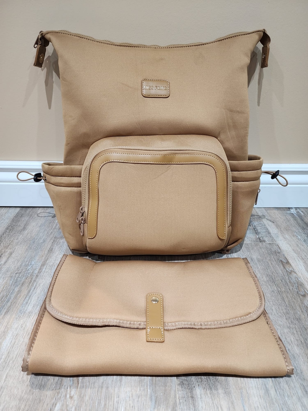 Miss Fong Diaper Bag Backpack and Diaper Changing Pad